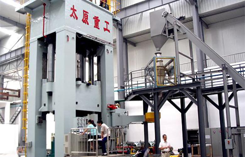 Metal Electrode Hydraulic Press